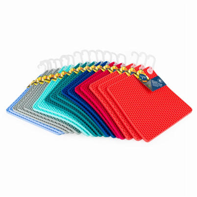 Square Silicone Trivet – Assorted Colors