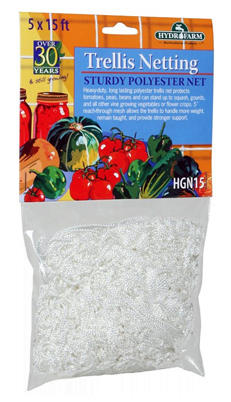 Hydroponic Trellis Netting Heavy-Duty Polyester