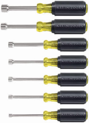 Klein Standard 3 In. Hollow Shaft Nut Driver Set, 7-Piece