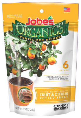 Organics Fruit & Citrus Fertilizer Spikes 3-5-5 | 6 Pack