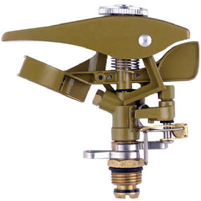 Impulse Sprinkler Head Adjustable up to 5,800 sq ft Coverage