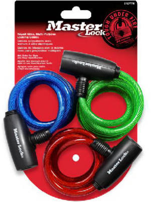 Master Lock 6 Ft. Cable Bike Lock (3-Pack)