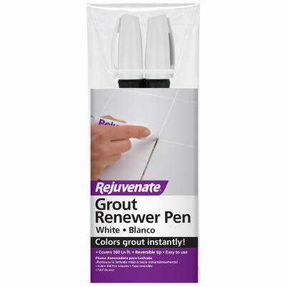 Rejuvenate Grout Renewer Pen, White (2 Count)