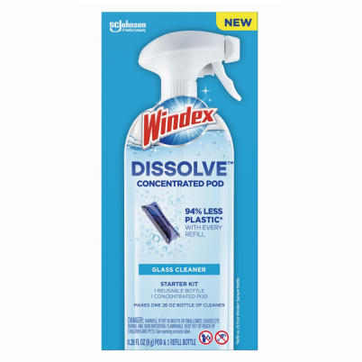Dissolve Concentrated Pod Glass Cleaner Starter Kit Original Scent