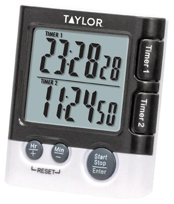 Digital Timer/Clock, Dual-Event, 1  AAA 