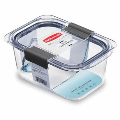 Rubbermaid Brilliance 4.7 C. Clear Rectangle Food Storage Container