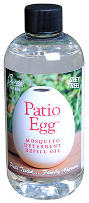 Mosquito Deterrent Patio Egg Refill Oil, 8-oz.