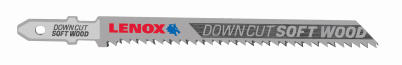 Lenox T-Shank 4 In. x 10 TPI High Carbon Steel Jig Saw Blade, Downcut Soft Wood (3-Pack)