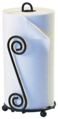 Spectrum Elegant Scroll Countertop Portable Paper Towel Holder