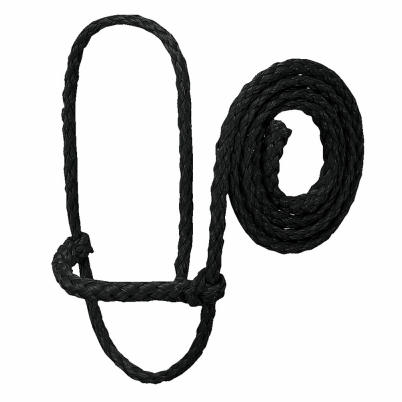 Poly Rope Sheep Halter One Size Black