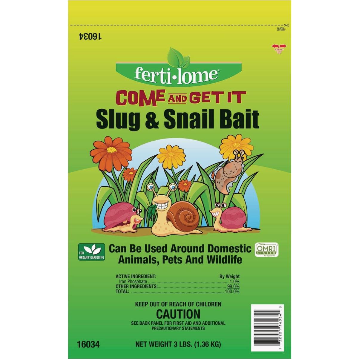 Ferti-lome Come And Get It 3 Lb. Slug & Snail Bait