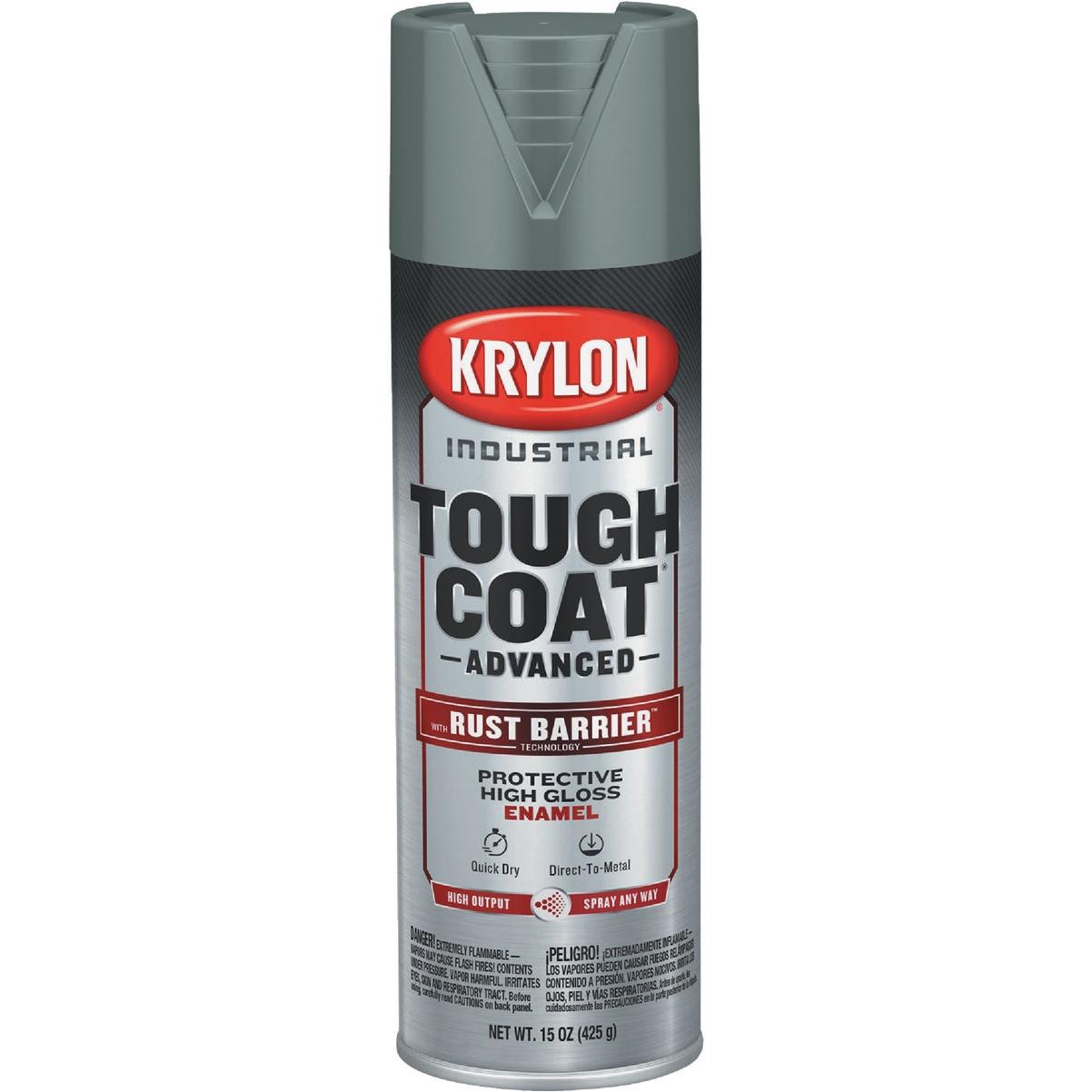 Krylon Industrial Tough Coat 15 Oz. Gloss Dark Machinery Gray Rust Barrier Spray Enamel