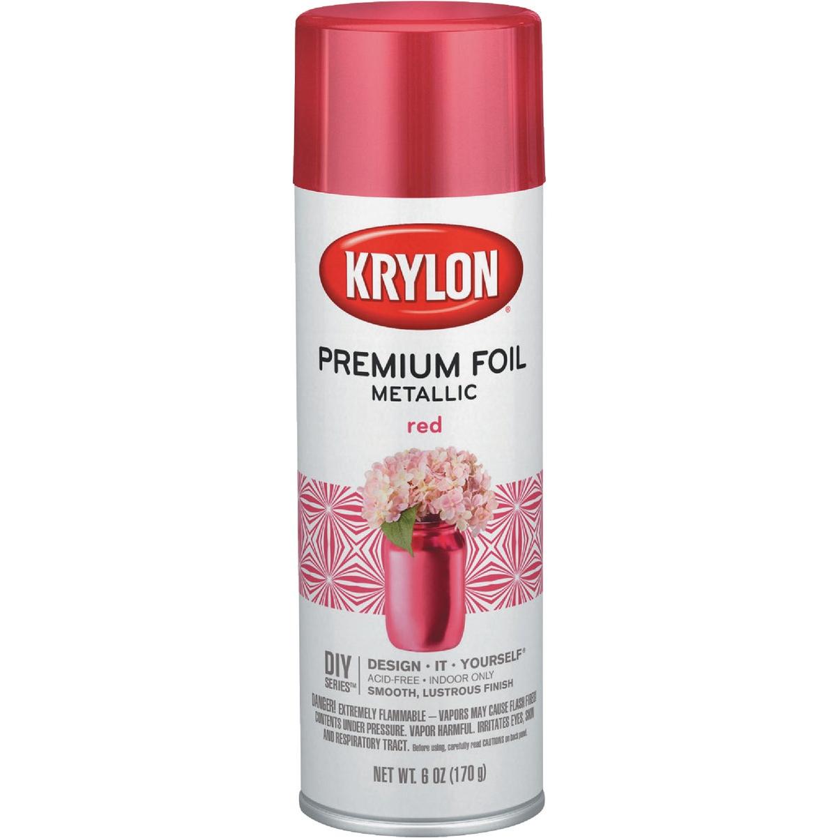 Krylon 8 Oz. Premium Foil Metallic Red Spray Paint