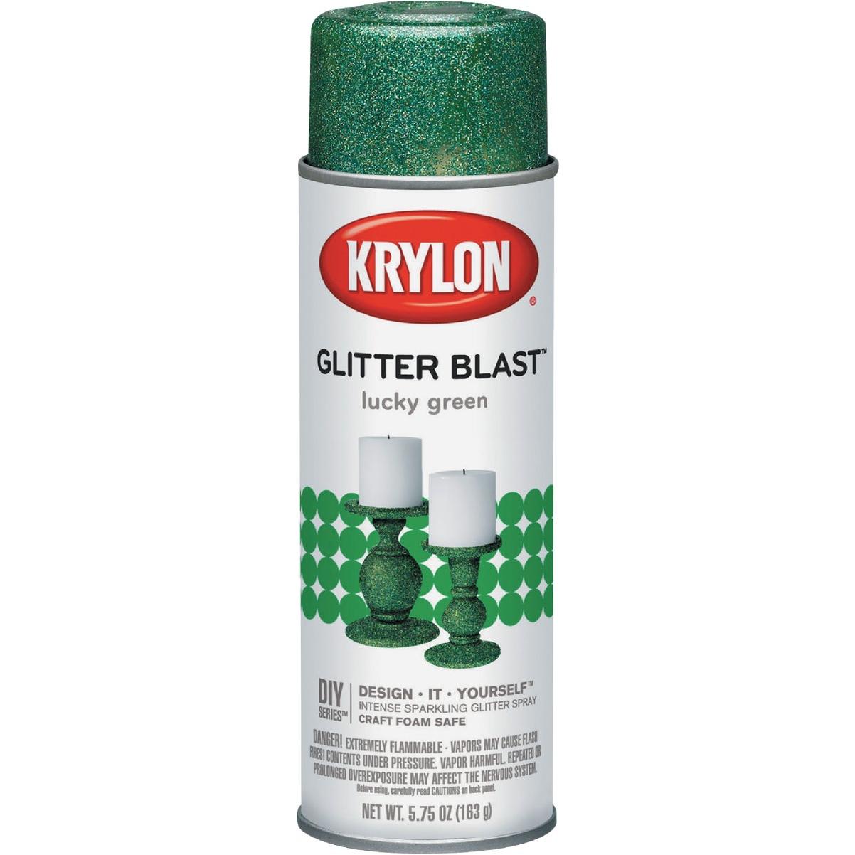 Krylon Glitter Blast 5.75 Oz. Lucky Green Spray Paint
