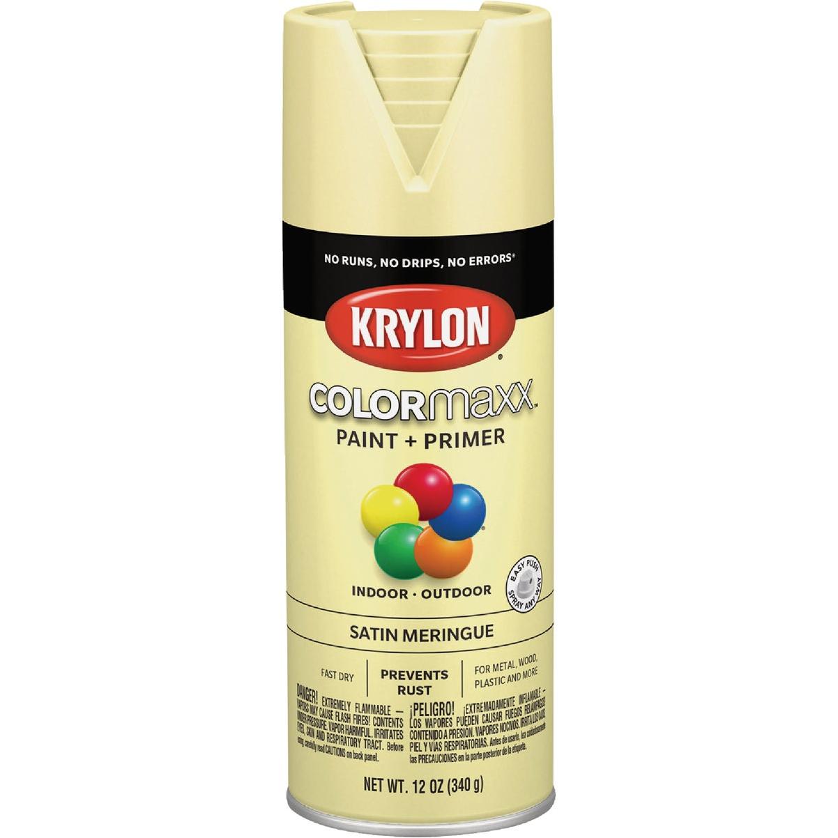 Krylon ColorMaxx 12 Oz. Satin Spray Paint, Meringue