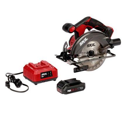 SKIL PWRCore 20 Volt Lithium-Ion 6-1/2 In. Cordless Circular Saw Kit