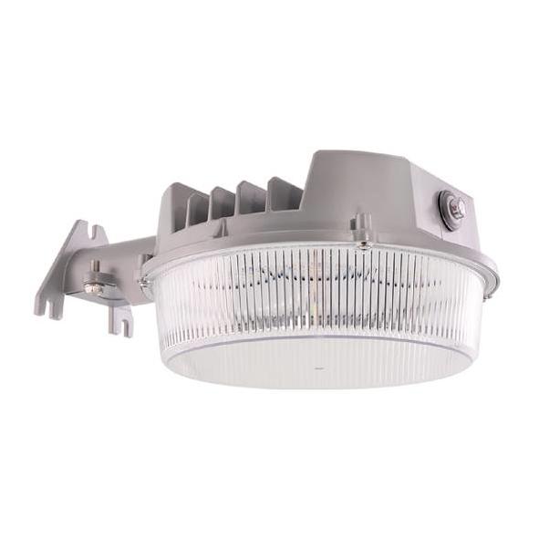 Halo Gray Dusk To Dawn LED Basic Outdoor Area Light Fixture, 4000 Lm.