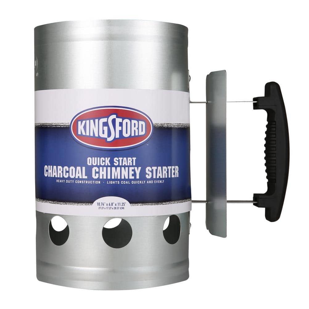 Kingsford Quick Start 6.8 In. Zinc-Plated Steel Chimney Charcoal Starter