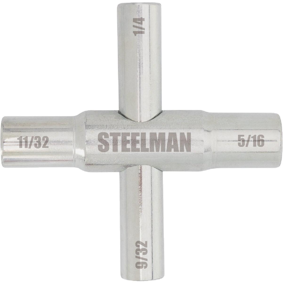 Steelman 4-Way Sillcock Key