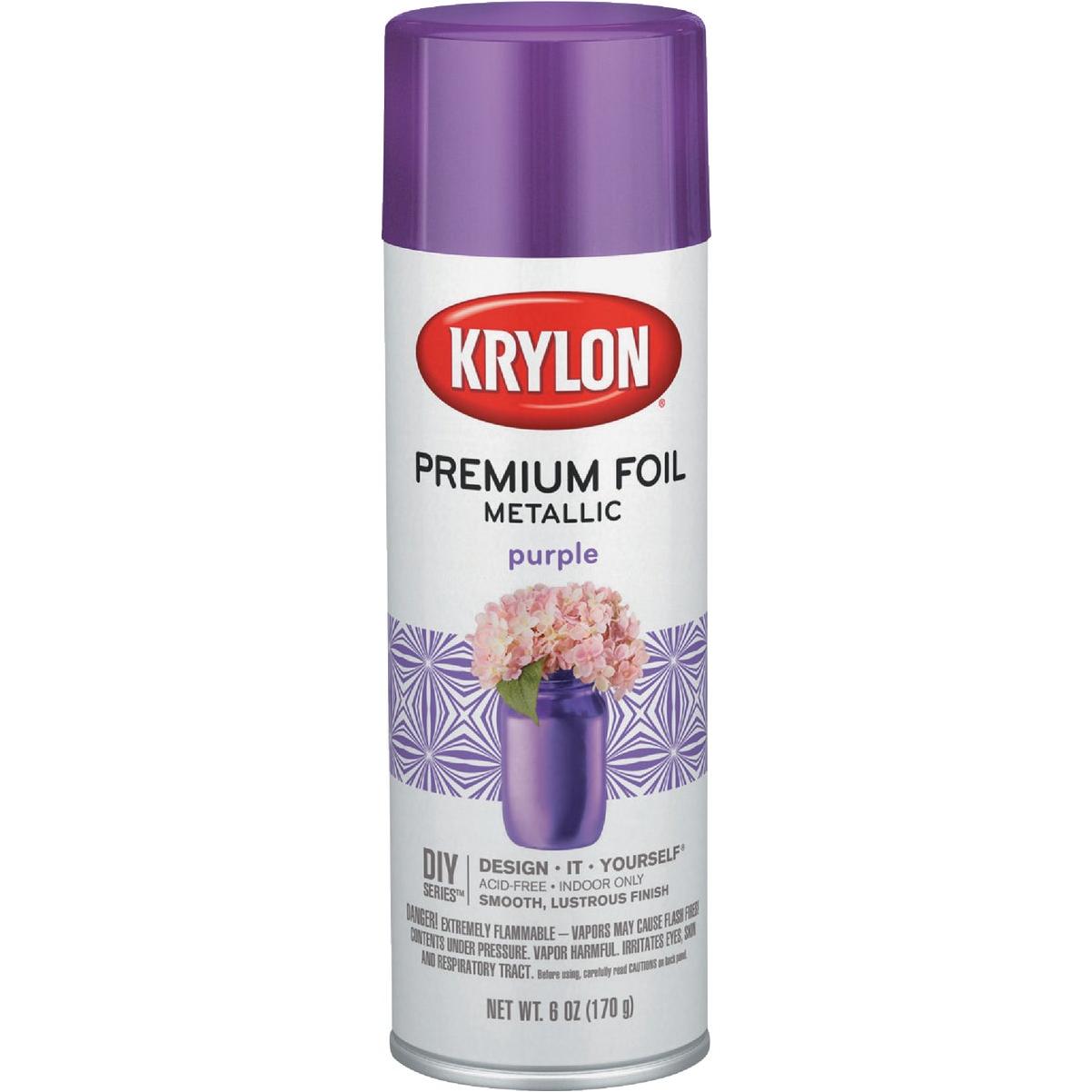 Krylon 8 Oz. Premium Foil Metallic Purple Spray Paint