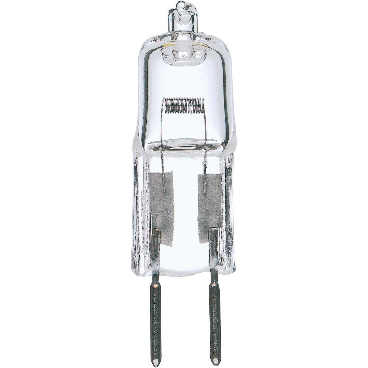 Satco 35W 12V Clear Bi-Pin GY6.35 Base T4 Halogen Special Purpose Light Bulb