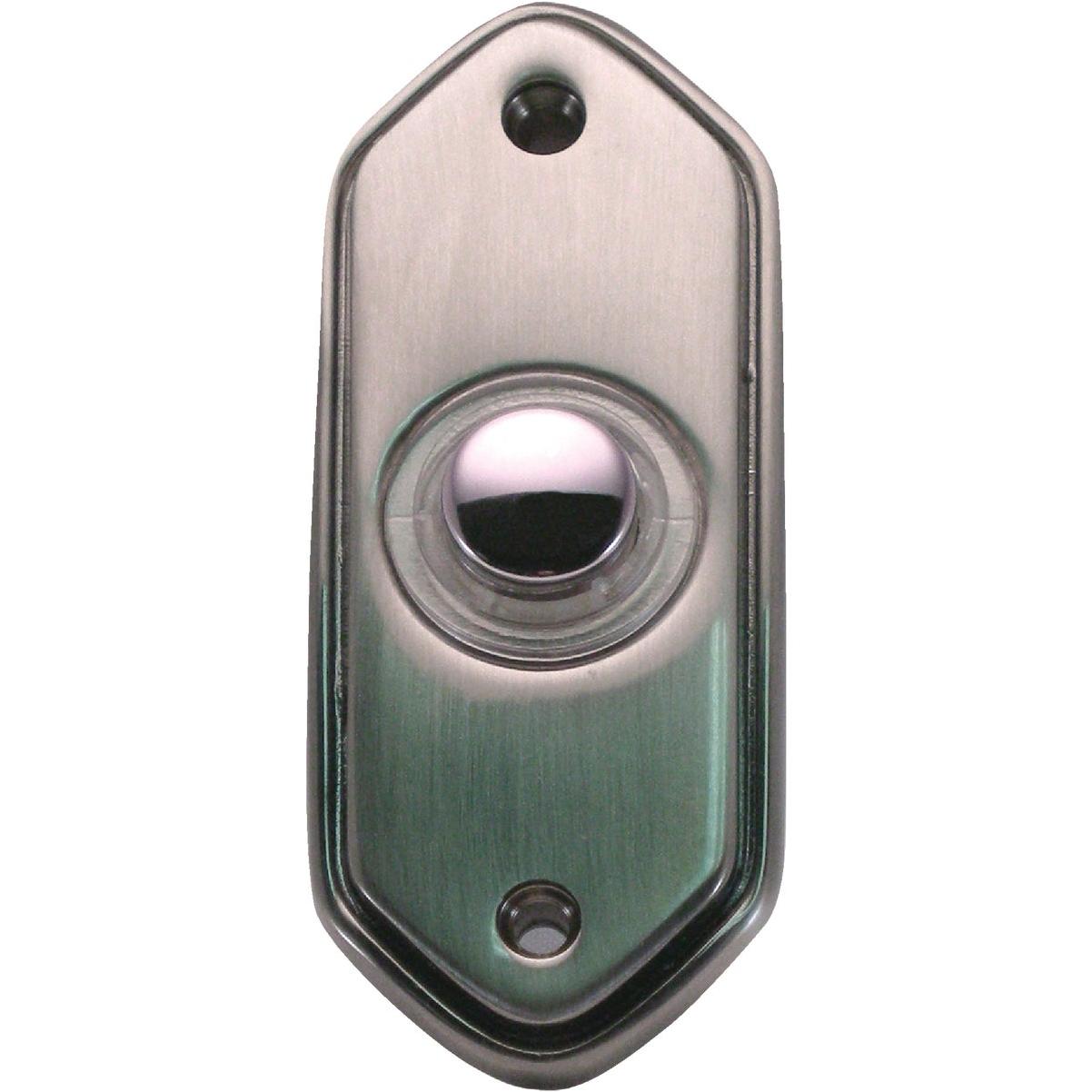 IQ America Wired Pewter Lighted Doorbell Button