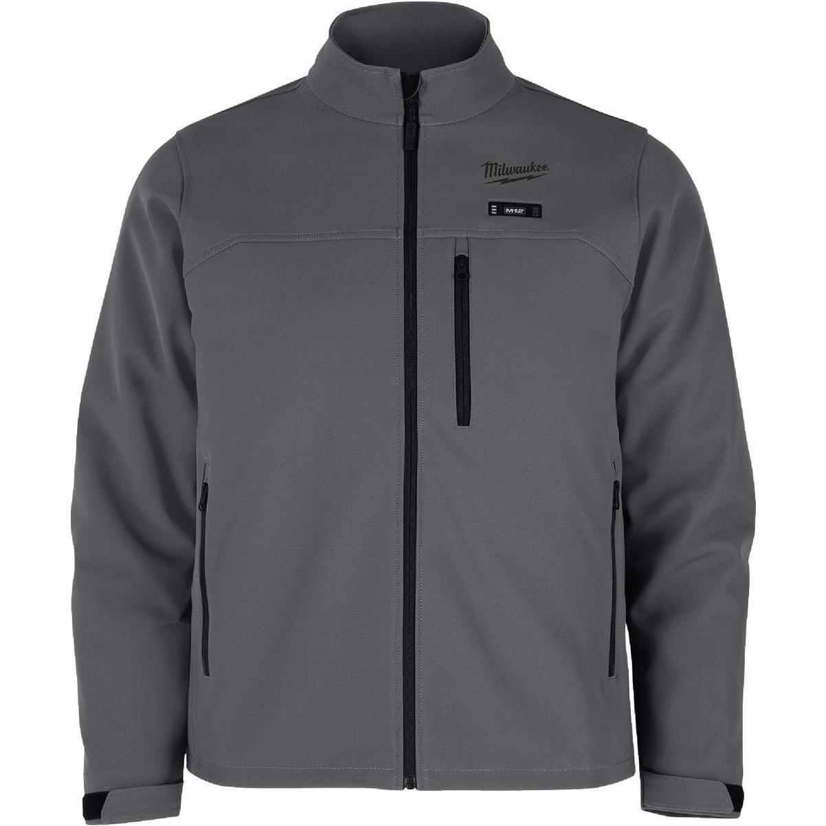 Milwaukee M12 TOUGHSHELL Men's Gray Cordless Heated Jacket, 2XL