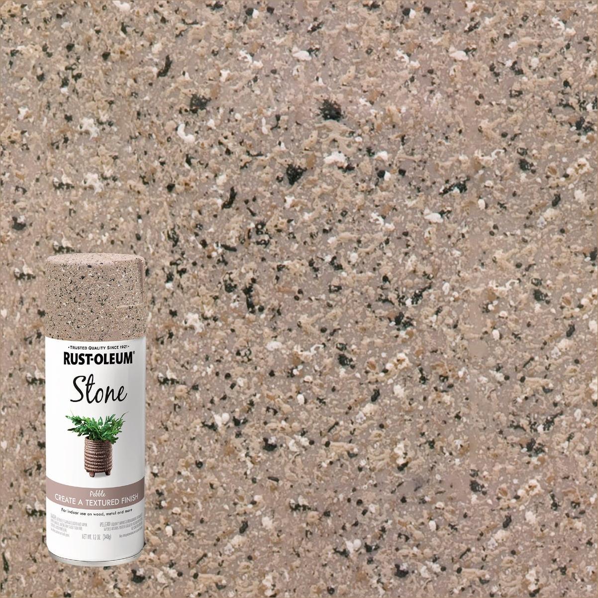 Rust-Oleum 12 Oz. Stone Pebble Textured Spray Paint