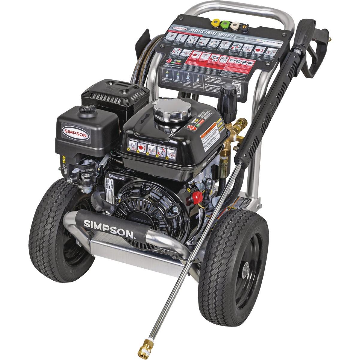 Simpson Pressure Washers 3500 psi at 4.0 GPM HONDA GX270 with AAA Triplex Pump Cold Water Gas Professional Pressure Washer