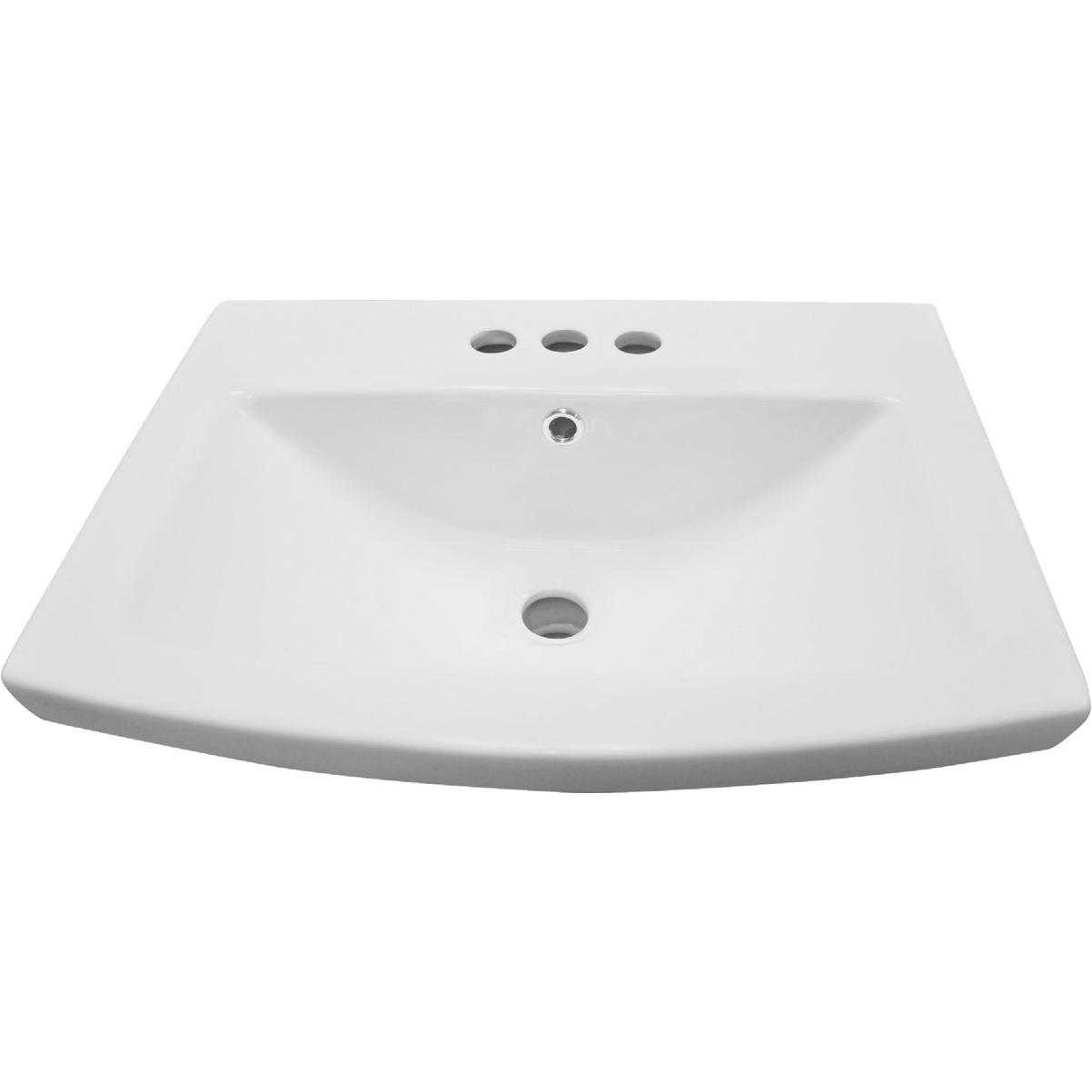 Compass Manufacturing LEHI White Vitreous China Pedestal Sink Bowl