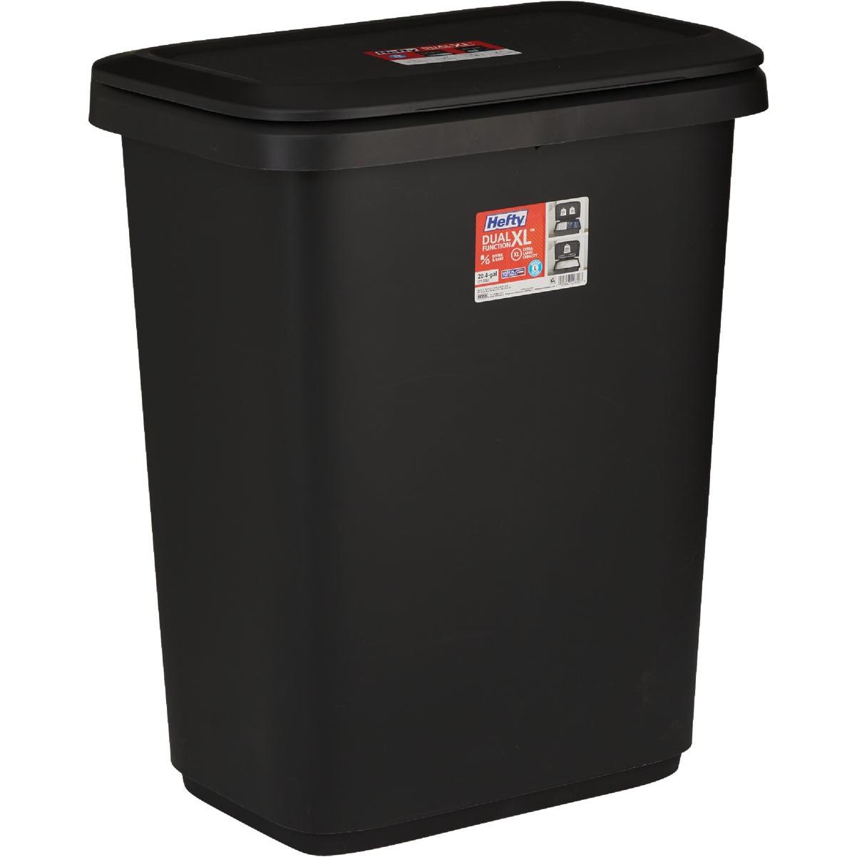 Hefty 20.4 Gal. Dual Function Trash Can