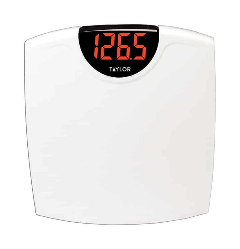 Taylor Digital 400 Lb. Bath Scale, White