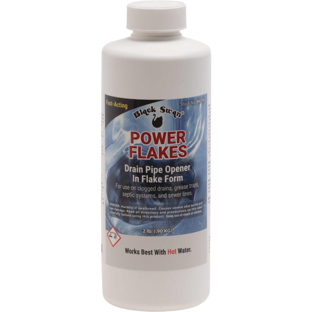 Black Swan Power Flakes Drain Pipe Opener, 2 Lb.