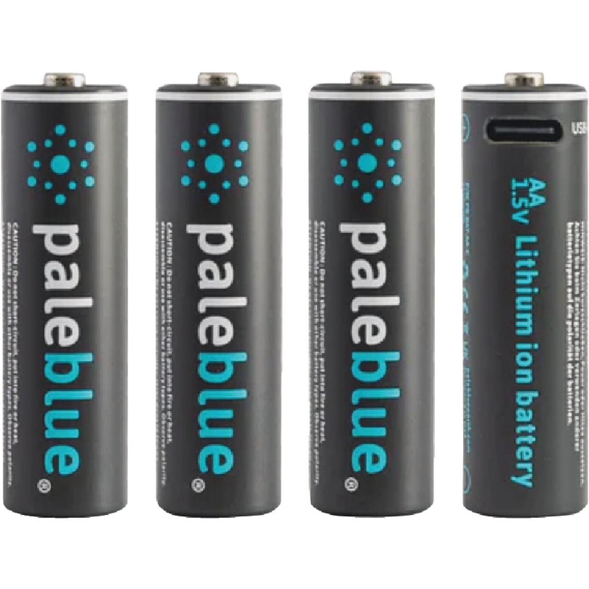 Paleblue AA Lithium-Ion Rechargeable Battery (4-Pack)