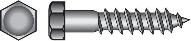 Hillman 1/2-in Zinc-Plated Hex-Head Lag Screw