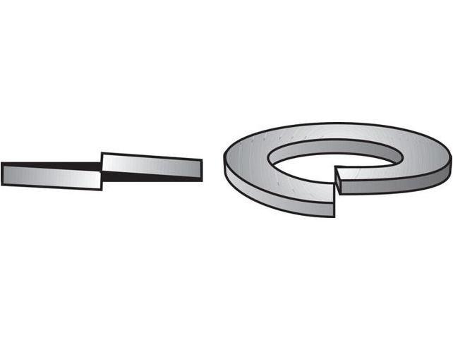 Hillman Zinc-Plated Steel Standard (SAE) Split Lock Washer