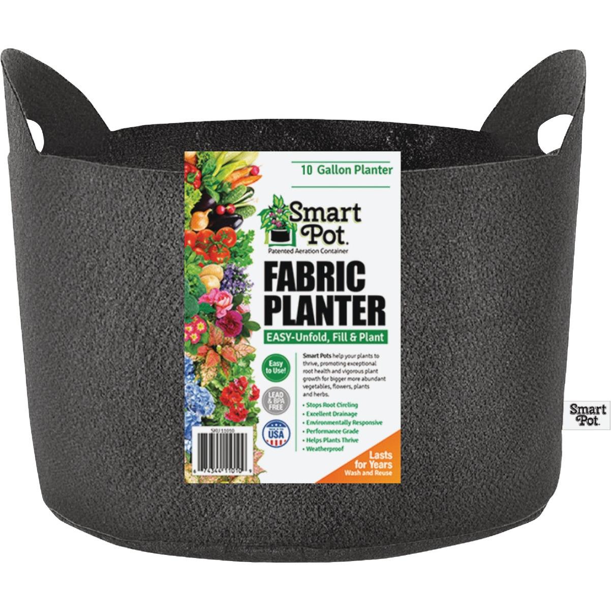 Smart Pot 10 Gal. Black Fabric Pepper & Veggie Grow Bag