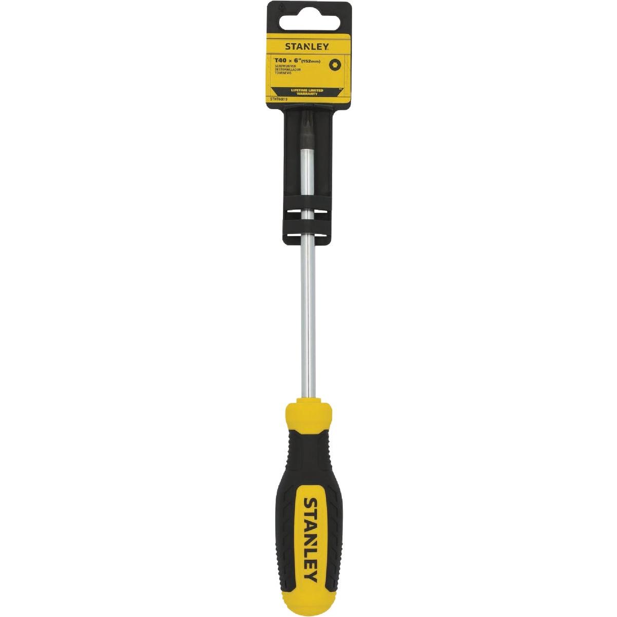 Stanley T40 x 6 In. Torx Screwdriver