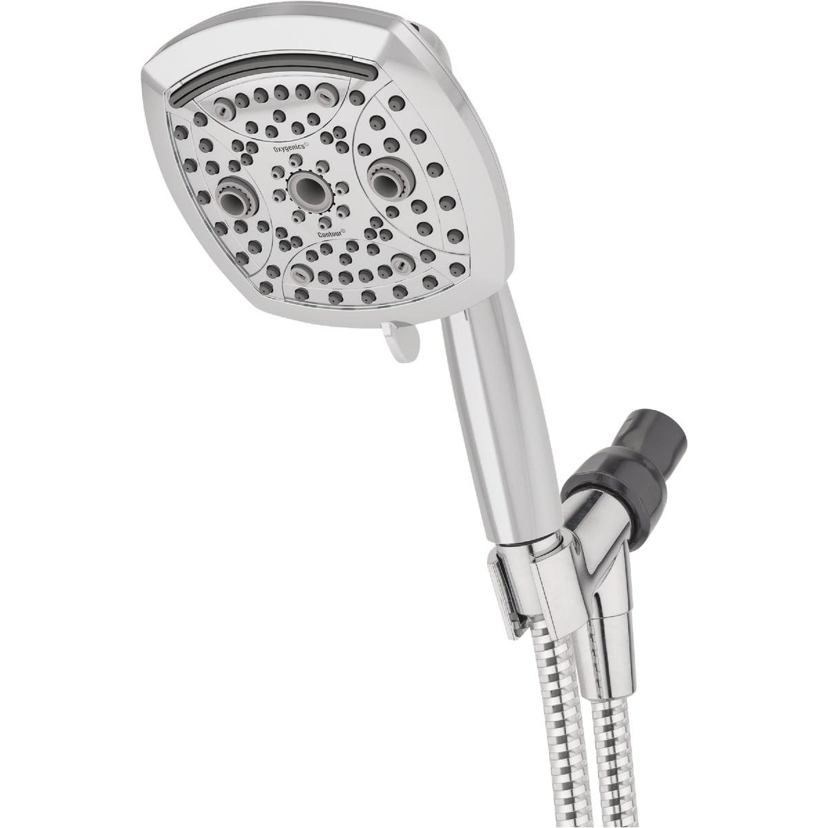 Oxygenics Contour 9-Spray 1.8 GPM Handheld Showerhead, Chrome