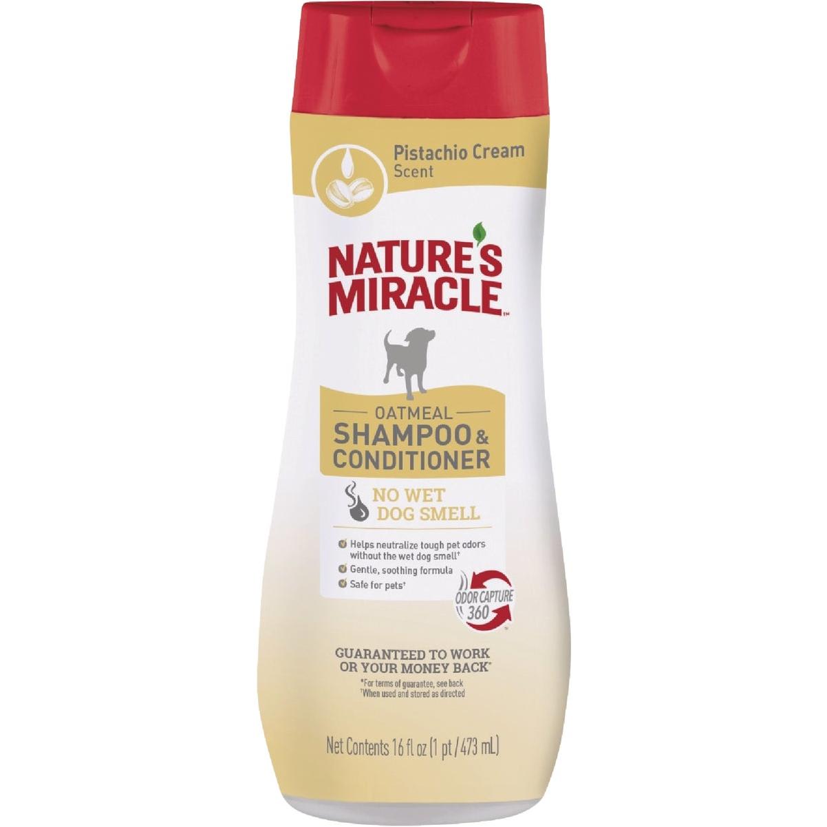Nature's Miracle 16 Oz. Oatmeal Dog Shampoo & Conditioner