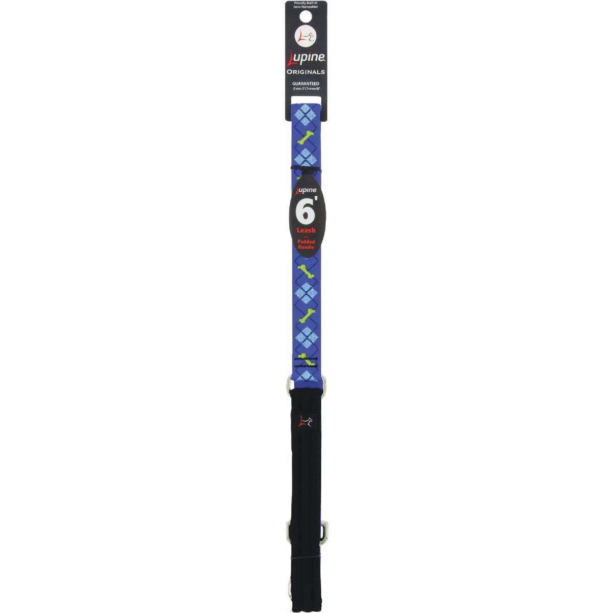 Lupine 1 In. x 6 Ft. Woven Pattern Dapper Dog Leash