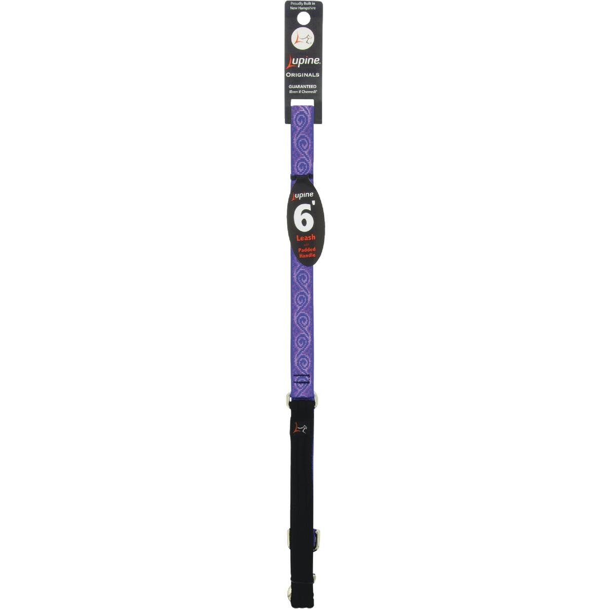 Lupine 3/4 In. x 6 Ft. Woven Pattern Jellyroll Dog Leash
