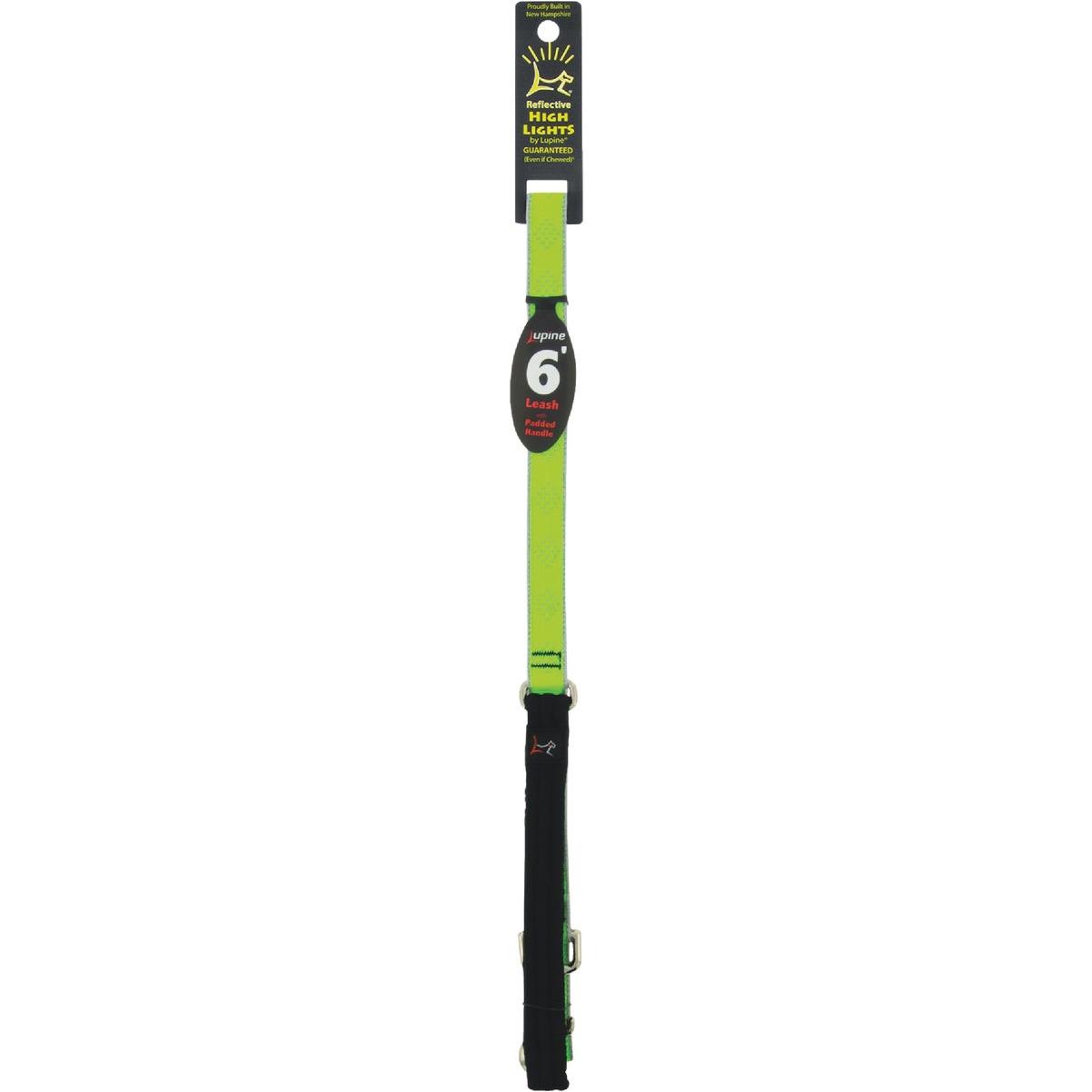 Lupine 3/4 In. x 6 Ft. Green Diamond Dog Leash