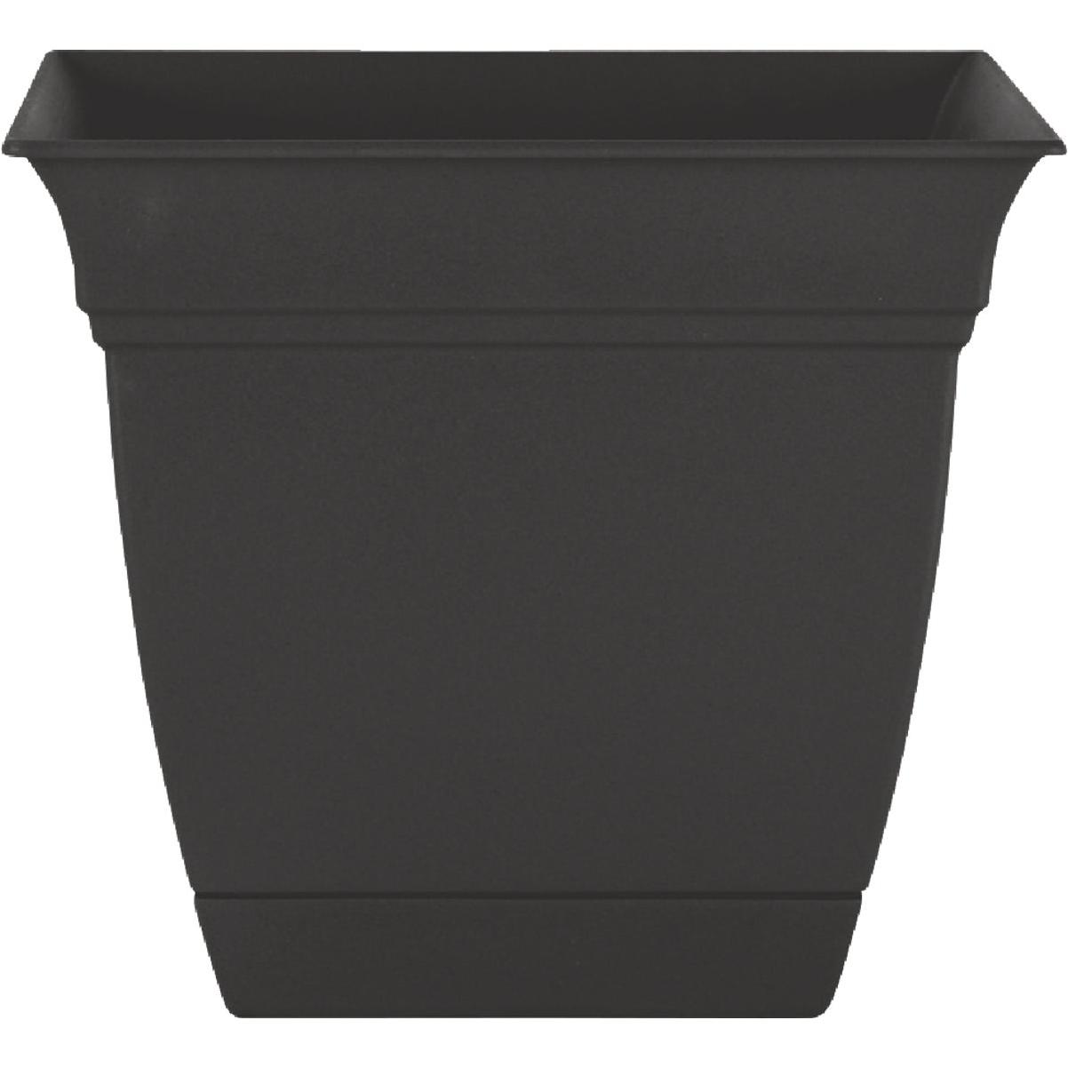 HC Companies Eclipse 10 In. x 10 In. x 8.75 In. Resin Black Planter