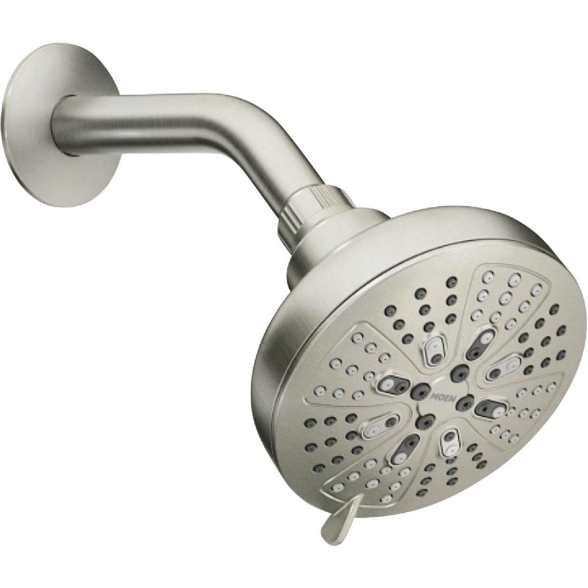 Moen Hydro Energetix Spot Resistant Brushed Nickel 8-function 4.75 In. Dia. Spray Head Fixed Shower