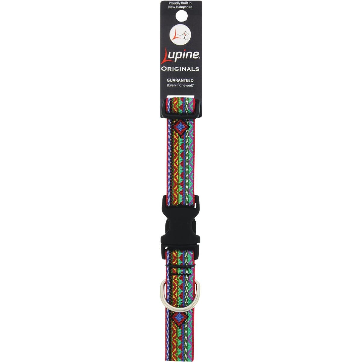 Lupine 1 In. Woven Pattern El Paso 12 to 20 In. Adjustable Collar