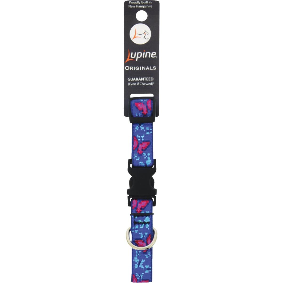 Lupine 3/4 In. Woven Pattern Social Butterfly 9 to 14 In. Adjustable Collar