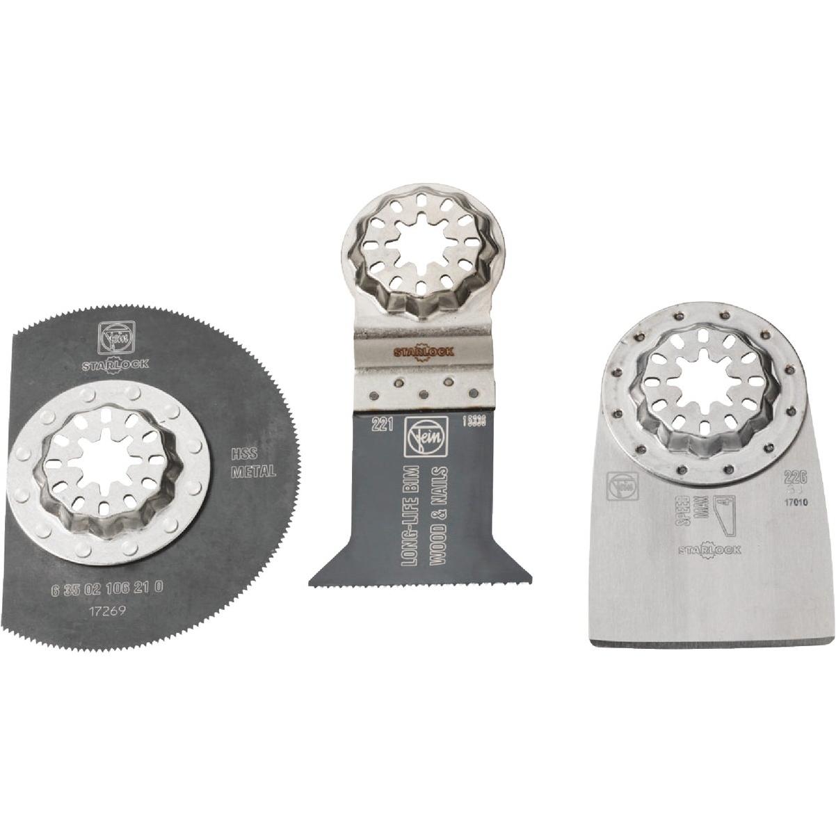 Fein Starlock E-Cut Renovation Pro Oscillating Blade Set (3-Piece)
