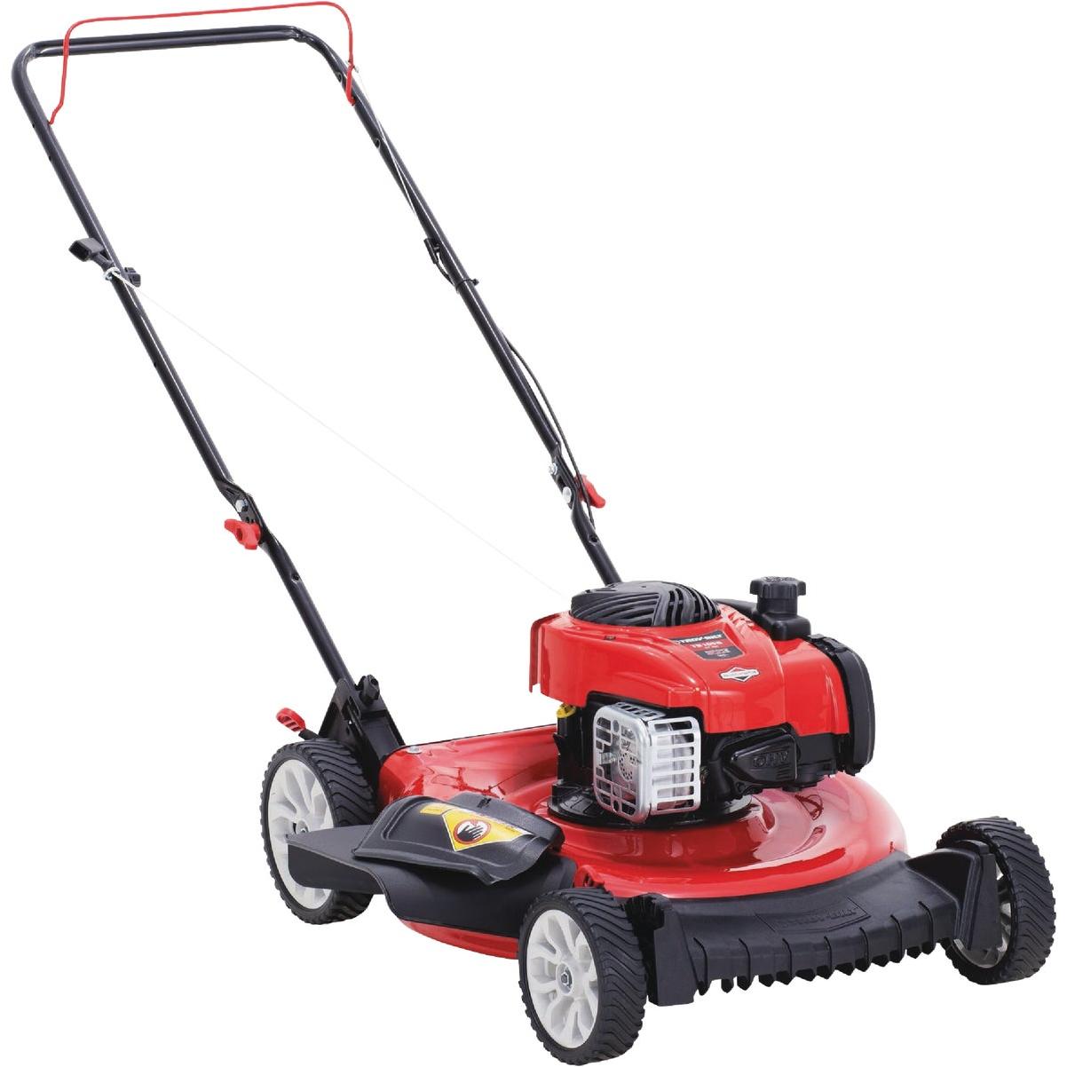 Troy-Bilt 21 In. 163cc Low Wheel Push Gas Mower with Bag, Mulch and Side Discharge