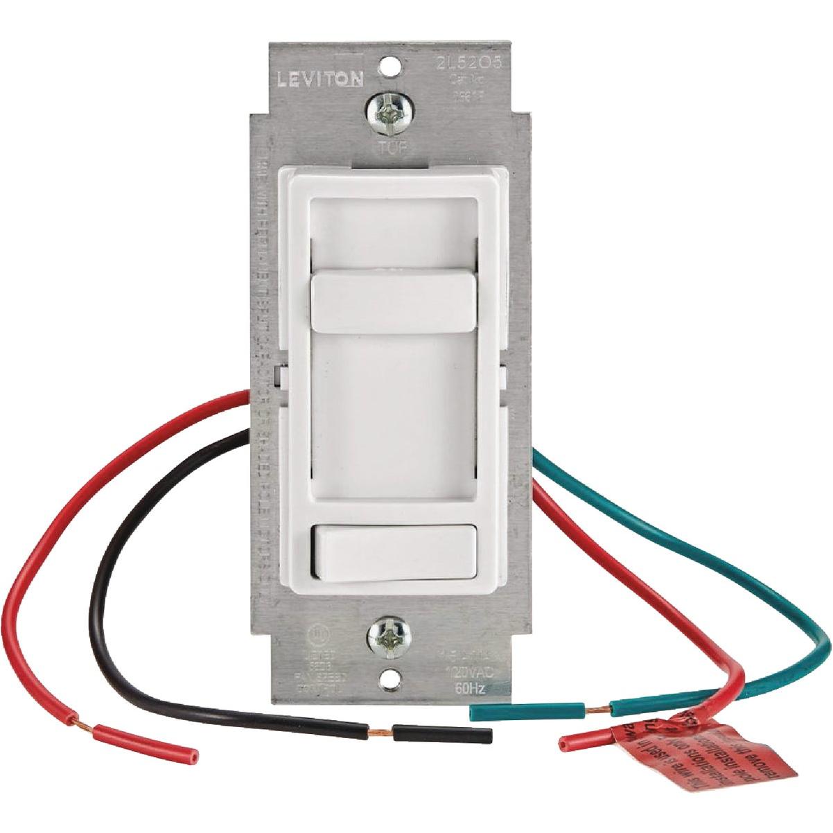 Leviton White Decora SureSlide Quiet Fan Speed Control